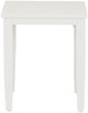 Linon Calabash White Aluminum Outdoor Side Table-2