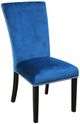 Steve Silver Co. Camila 5-Piece Blue/Ebony/White Marble Dining Set-3