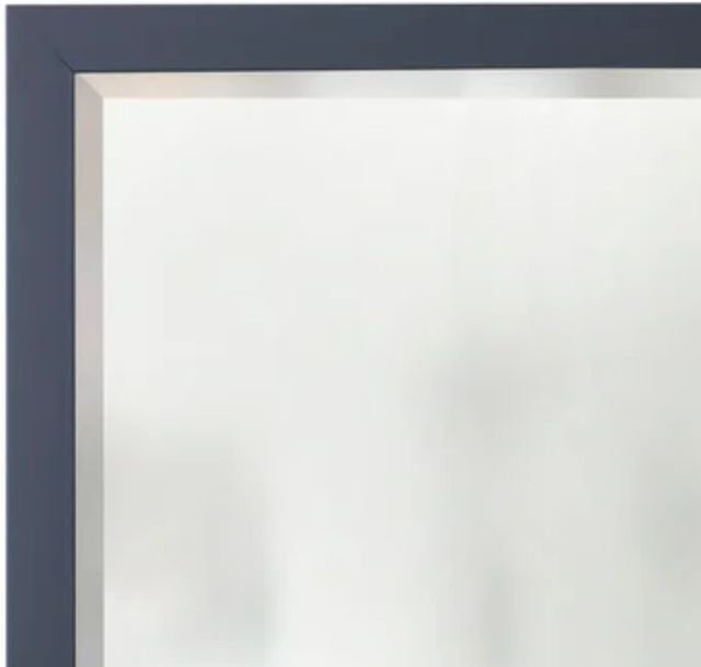 Stylecraft Black Beveled Framed Wall Mirror-1