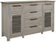 International Furniture Direct Bonfire Brown/Ivory Buffet-0