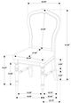 Coaster® Landon 5-Piece Ivory/Rich Brown Dining Set-4