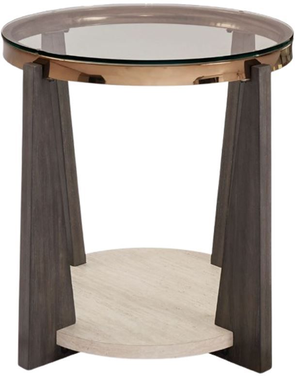 Signature Design by Ashley® Frazwa Grayish Brown End Table-1
