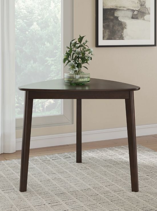 Signature Design by Ashley® Mallenette Merlot Triangle Dining Table-1