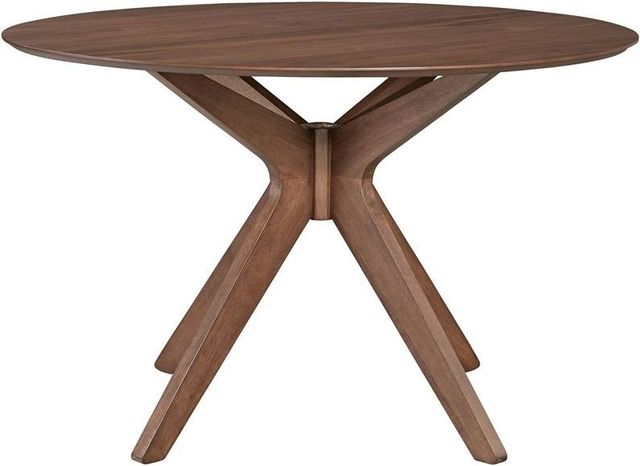 Liberty Furniture Space Savers Satin Walnut Round Pedestal Table-3