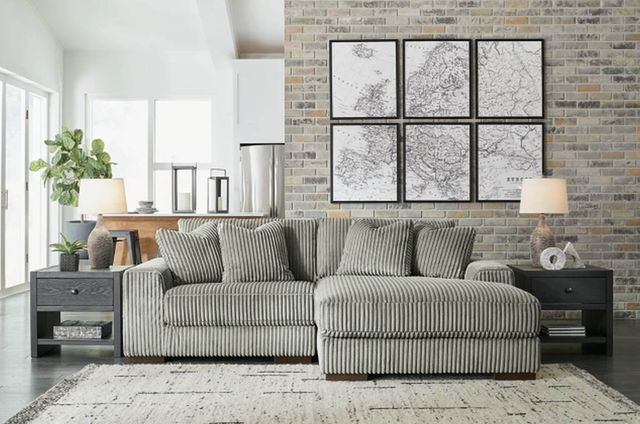 Signature Design by Ashley® Lindyn 2-Piece Fog Right-Arm Facing Sectional and Chaise-1
