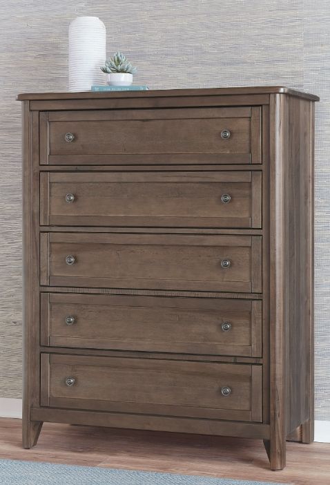 Vaughan-Bassett Woodbridge Dark Cashmere 5-Drawer Chest-1