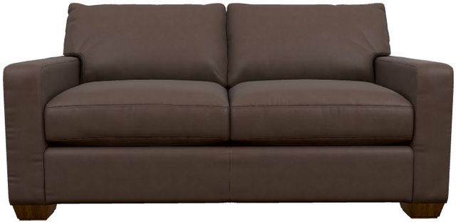 La-Z-Boy® Shiloh Cognac Leather Full Sleep Sofa-1