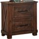 A-America® Sun Valley Rustic Timber Nightstand-0