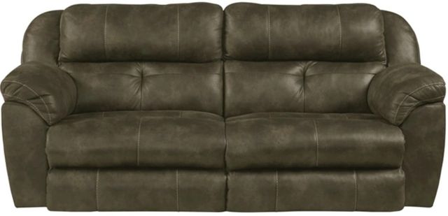 American Wholesale Furniture Ferrington Dusk Power Dual Reclining Sofa with Headrest-0