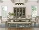 Jofran Inc. Telluride Driftwood Trestle Extension Dining Table-1