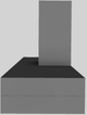 Vent-A-Hood® 54" Gunsmoke Contemporary Wall Mounted Range Hood-1