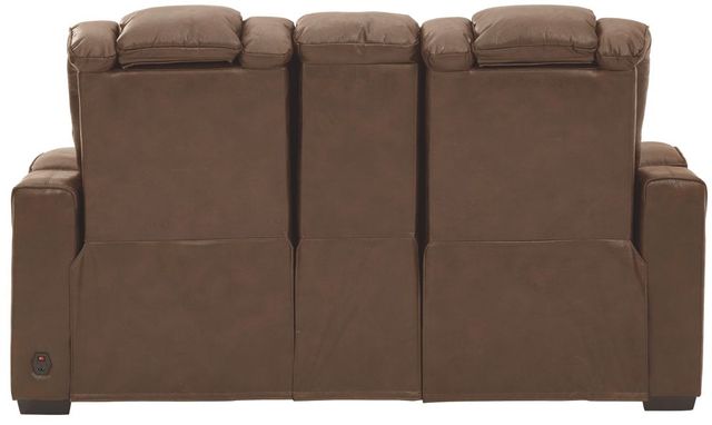 Signature Design by Ashley® Owner's Box Thyme Power Reclining Loveseat with Adjustable Headrest-3