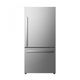 Hisense PureFlat 32” 22.3 Cu. Ft. Fingerprint Resistant Stainless Steel Freestanding Bottom Freezer Refrigerator-0