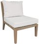 A & B Home Lanai Brown/White Middle Section Chair-0
