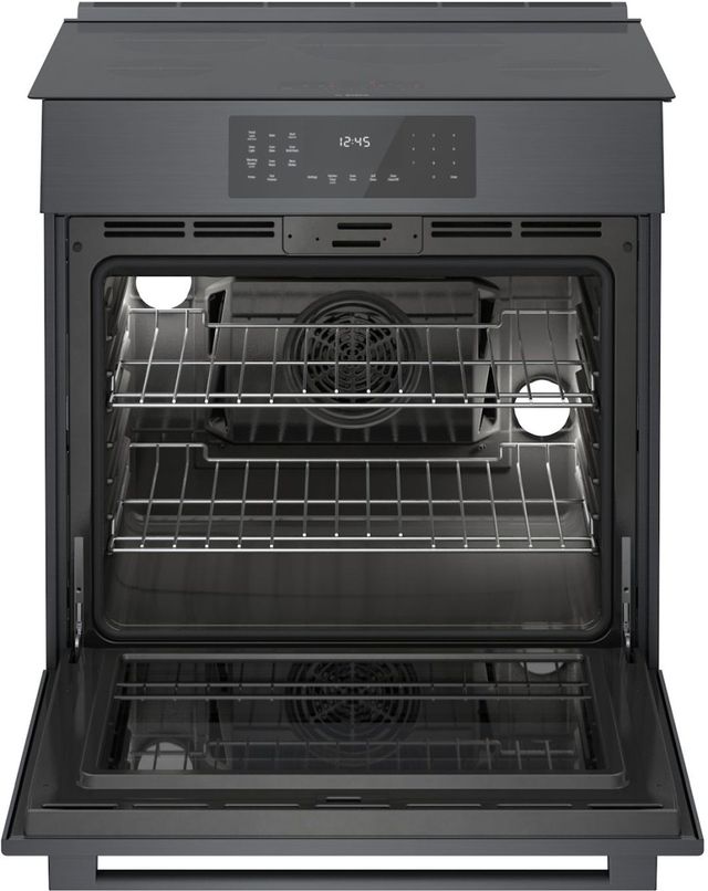 Bosch® 800 Series 30" Black Stainless Steel Slide-in Induction Range-1