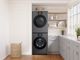 Samsung Bespoke AI 4.7 lb. Dark Grey Stacking and MultiControl™ Combo Kit-1