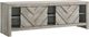 Crown Mark Valor Gray TV Stand with Sliding Door-4