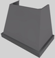 Vent-A-Hood® Designer Series 42" Gunsmoke Wall Mounted Range Hood-4