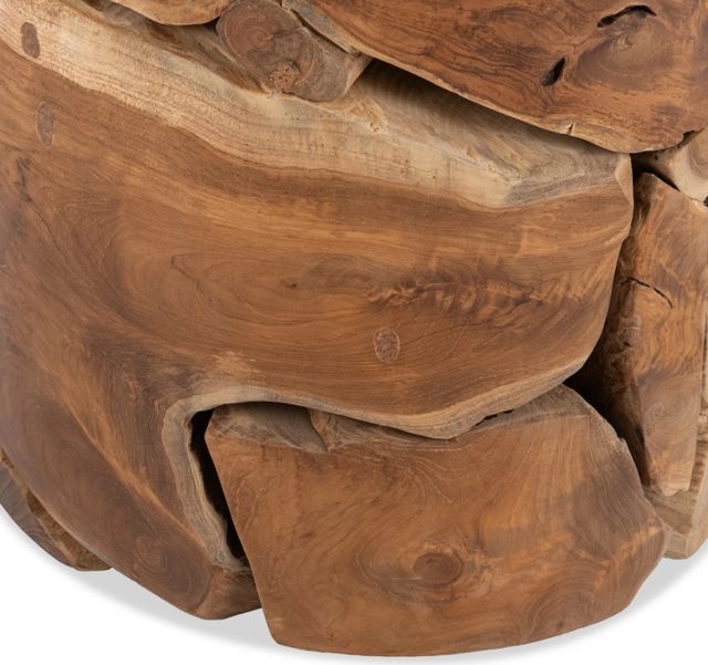 Classic Home Rhea Natural Round End Table-4