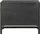 Four Hands Sullivan Brushed Black Nightstand-4
