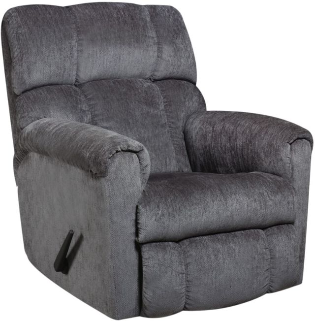 HomeStretch Norton Gray Manual Rocker Recliner-134-91-14-0