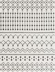 Surya Moroccan Shag Charcoal/Off-White 4'x6' Area Rug-2