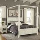homestyles® Naples Off-White Queen Bed and Nightstand-1