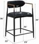 ACME Furniture Jaramillo Black Counter Height Chair-2