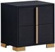 Coaster® Marceline Black/Gold Nightstand-0