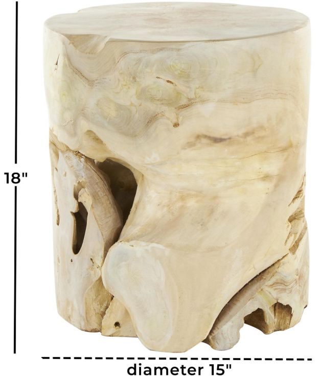 Deco Marche Light Brown 15" End Table-2
