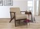 Mazin Furniture August Light Brown Upholstered Accent Chair-3