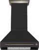 FORNO® Aria Series Alta Qualita 30" Black Wall Mounted Range Hood-0