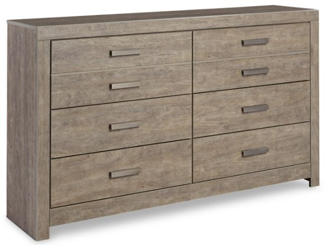 Signature Design by Ashley® Culverbach 4-Piece Gray King Panel Bed Set-2