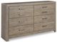 Signature Design by Ashley® Culverbach 4-Piece Gray King Panel Bed Set-2