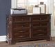 Aspenhome® Sheffield Warm Rubbed Brown Combo File-4