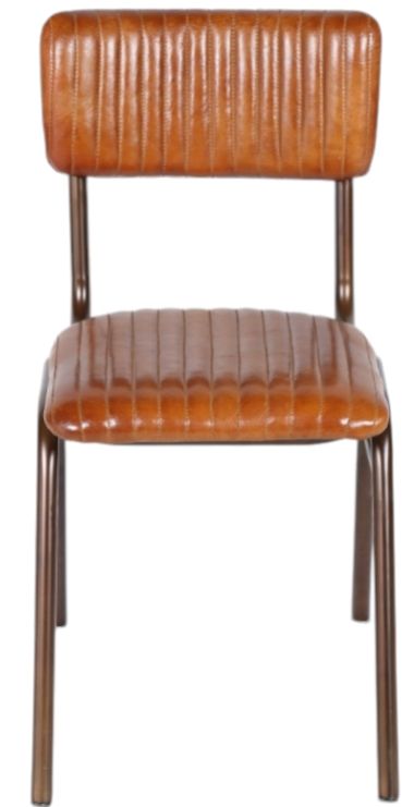 Home Trends & Design Wellington Antique Saddle Dining Side Chair-1