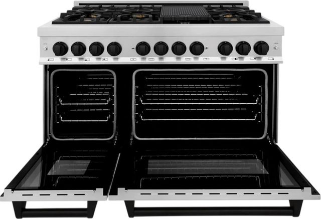 ZLINE Autograph Edition 48" Stainless Steel Pro-Style Dual Fuel Natural Gas Range-1