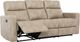 Primo™ International Gotham Bruce Taupe Faux Leather Manual Motion Sofa-1