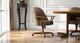 Chromcraft™ Customizable Bailey Dining Chair with Wide Wood Caps-1