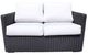 CabanaCoast® Customizable York Wicker Outdoor Loveseat-1