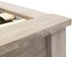 International Furniture Direct Golden Loft Gray Eastern King Panel Bed-5