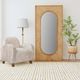 Bassett Mirror Liam Natural Floor Mirror-4