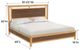 Whittier Wood® Furniture Addison Duet King Panel Bed-1