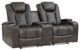 Mazin Furniture Tabor Brownish Gray Power Reclining Loveseat-0