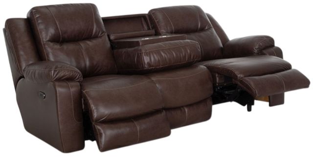 Franklin™ Culver Rogue Espresso Power Reclining Sofa with Power Headrest-1