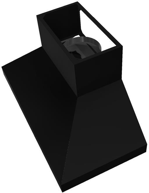 Vent-A-Hood® 54" Black Euro-Style Wall Mount Range Hood-1