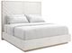 Caracole® Meet U In the Middle Beige Queen Upholstered Panel Bed-0