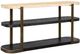 Bassett Mirror Avalon Beige Console Table with Bronze/Espresso Frame-0