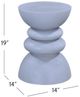 Bassett Mirror Cloud Blue Accent Table-2