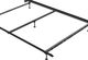 Rize Home Deluxe Twin/Full/Queen Bed Frame with Spin Glides and 5 Legs-1